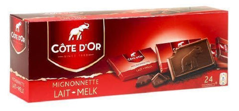 Côte d'Or 24 Mignonnettes, Milk Chocolate, 240g (8.5 oz)