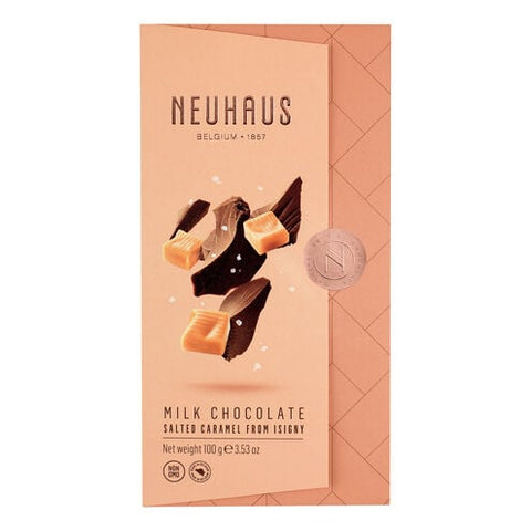 Neuhaus Chocolates Milk Chocolate Salted Caramel Tablet