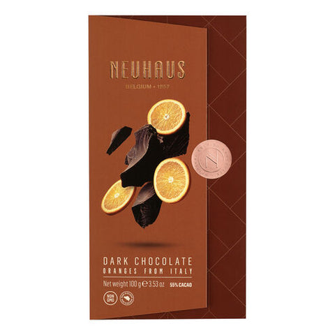 Neuhaus Chocolates Dark Chocolate Orange Tablet