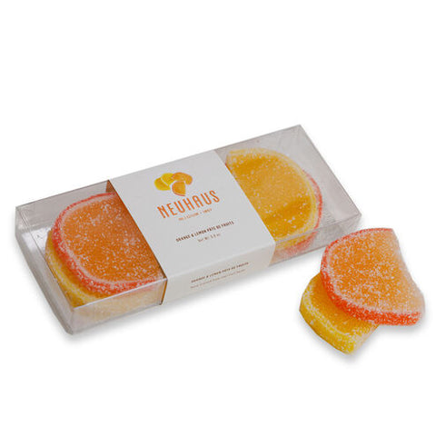 Neuhaus Chocolates Pate de Fruits - Lemon & Orange Fruit Slices