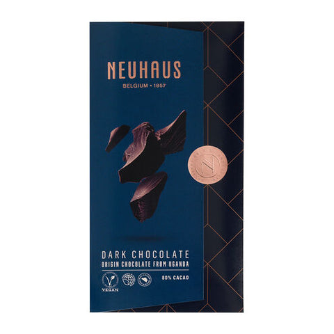 Neuhaus Chocolates Dark Chocolate, 80% from Uganda Tablet