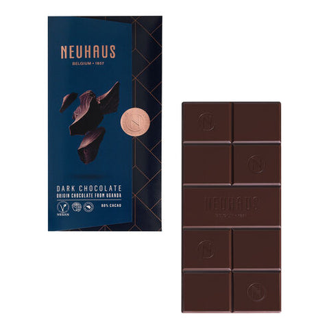 Neuhaus Chocolates Dark Chocolate, 80% from Uganda Tablet