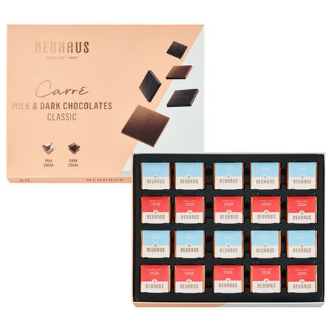 Neuhaus Chocolates Carre - Classic Milk & Dark Box