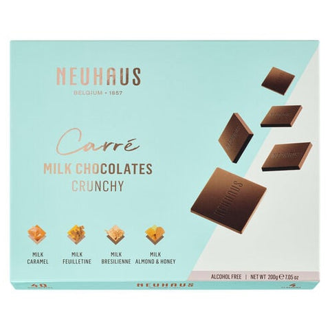 Neuhaus Belgian Chocolate Carré Crunchy Milk Box