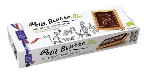 Filet Bleu Petit Beurre with Dark Chocolate, bio, 150g (5.3 oz)
