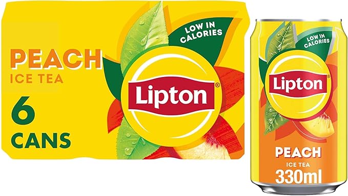 Lipton Peach Iced Tea 33cl pack of 6