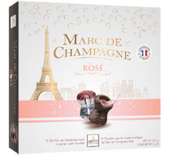 Abtey Cork-Shaped Dark Chocolates with Marc de Champagne Rosé 150g