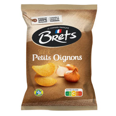 Brets Potato Chips from Brittany — Petits Oignons Flavor 125g pack of 10