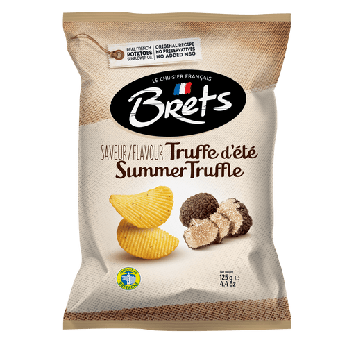 Brets Potato Chips from Brittany — Summer Truffle Flavor 125g pack of 10
