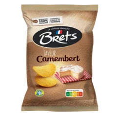 Brets Potato Chips from Brittany — Camembert Flavor 125g pack of 10