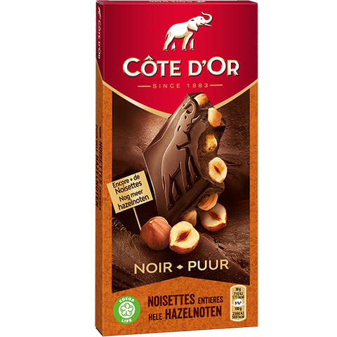 Côte d'Or Dark Chocolate with Hazelnuts, 180g (6.3 oz)