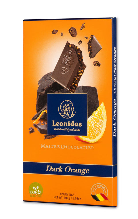 Leonidas Dark 54% Orange Bar