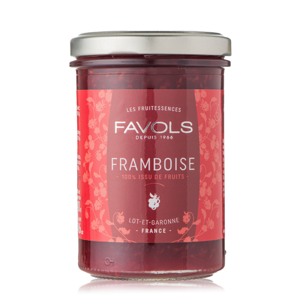Favols 100% Fruit Raspberry Preserves 240g