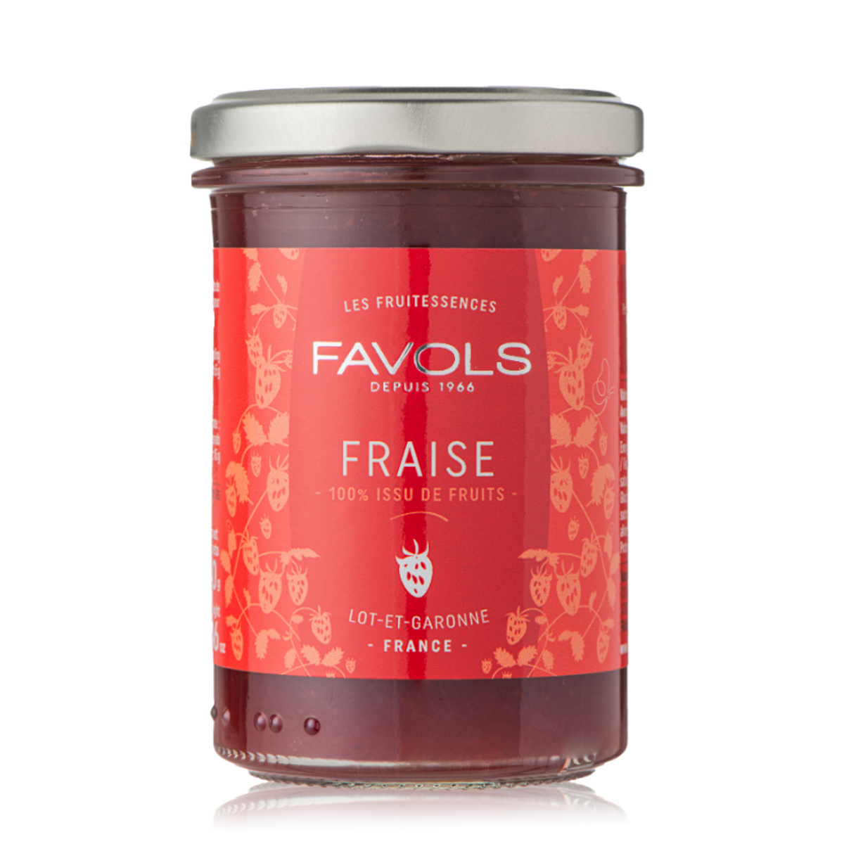 Favols 100% Fruit Strawberry Preserves 240g