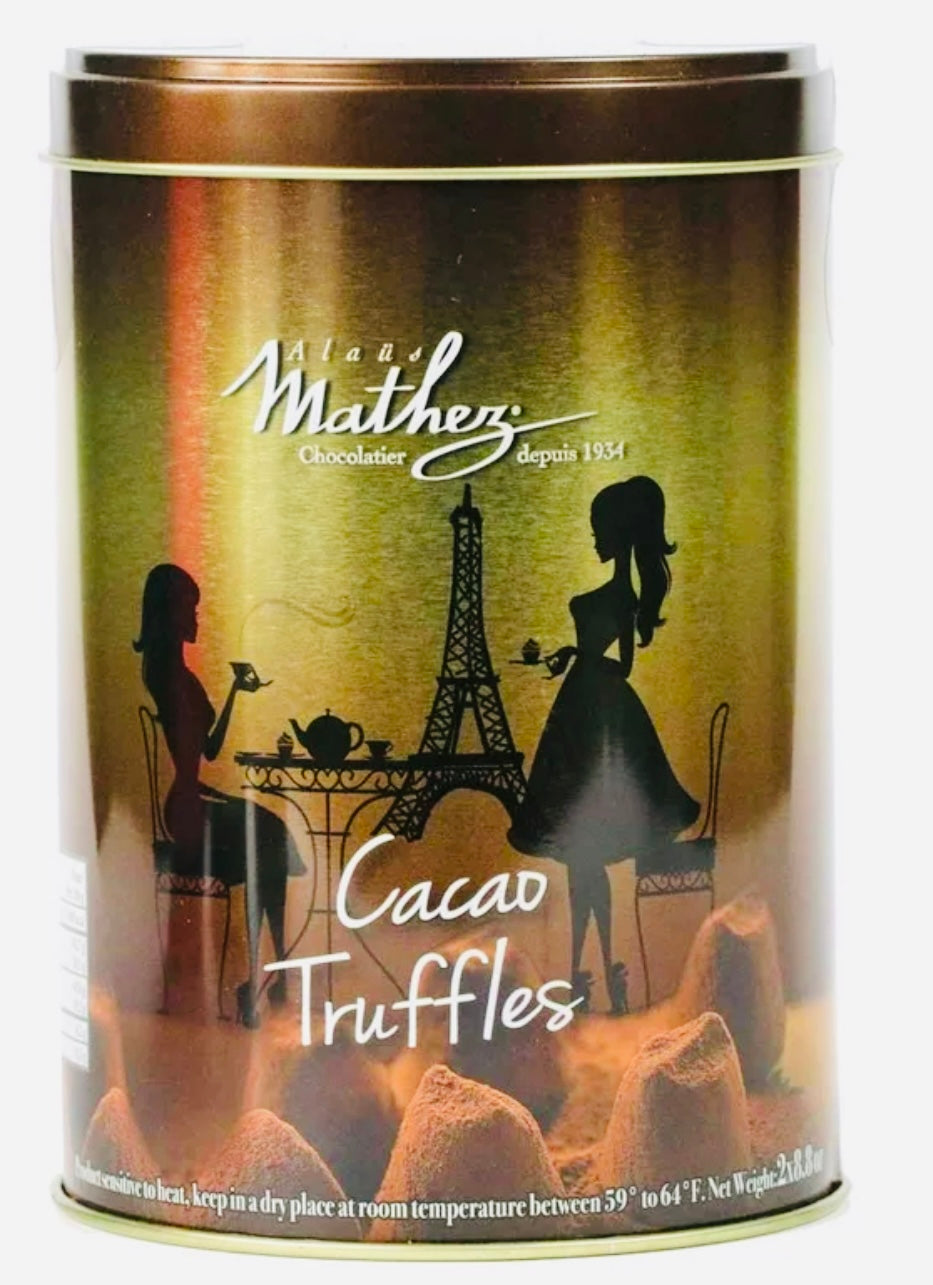 500g Chocolat Mathez Fine French Cocao Powdered Chocolate Truffles Fantaisie
