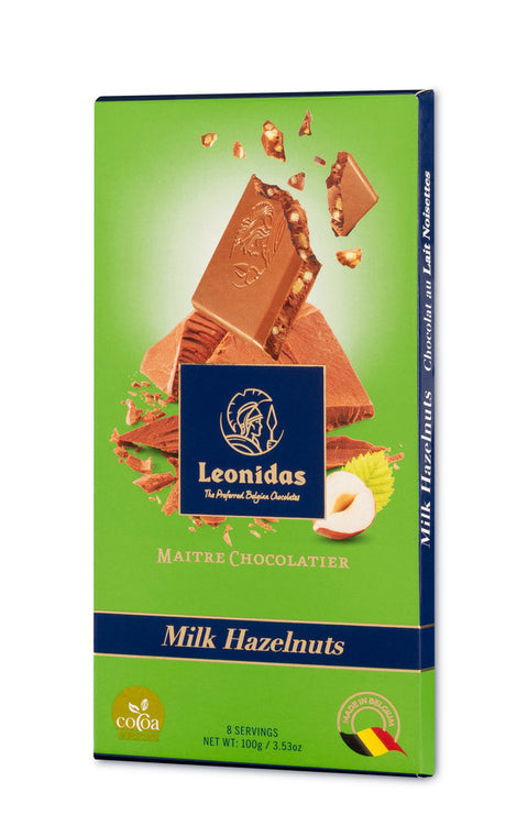 Leonidas Milk 30% Hazelnuts Bar