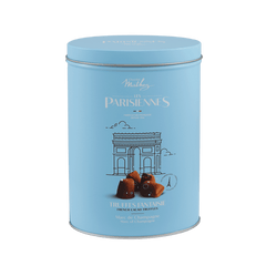 Mathez Chocolate Truffles with Champagne in Les Parisiennes Tin 200g