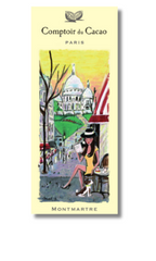 Comptoir du Cacao 72% Dark Chocolate Bar, Paris Montmartre, 80g (2.8 oz)pack of 3.