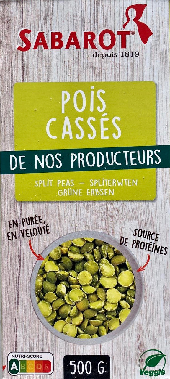 Sabarot Green Split Peas 500g