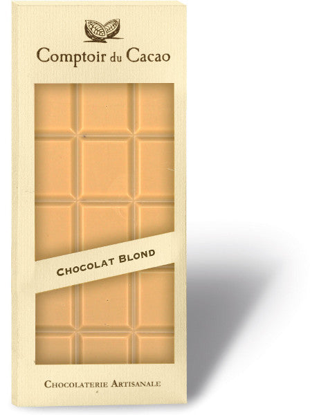 Comptoir du Cacao Pure Blonde Chocolate Bar, 90g (3.2 oz)