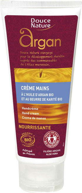 Douce Nature Organic Hand Cream with Argan Oil