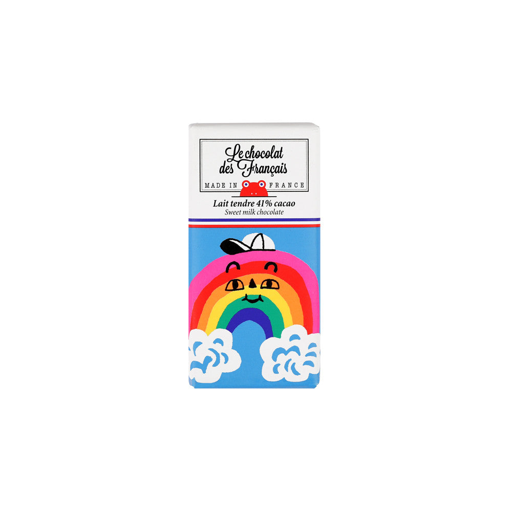 Le Chocolate des Français Mini bar - Tender milk 41% « Rainbow »