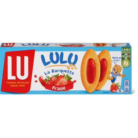 LU Barquettes 3 Chatons, Strawberry Cookies, 120g (4.2 oz)
