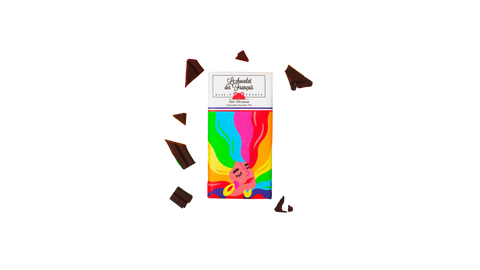 Le Chocolate des Français Extra dark 71% chocolate «Rainbow girl»