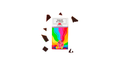 Le Chocolate des Français Extra dark 71% chocolate «Rainbow girl»pack of 3.
