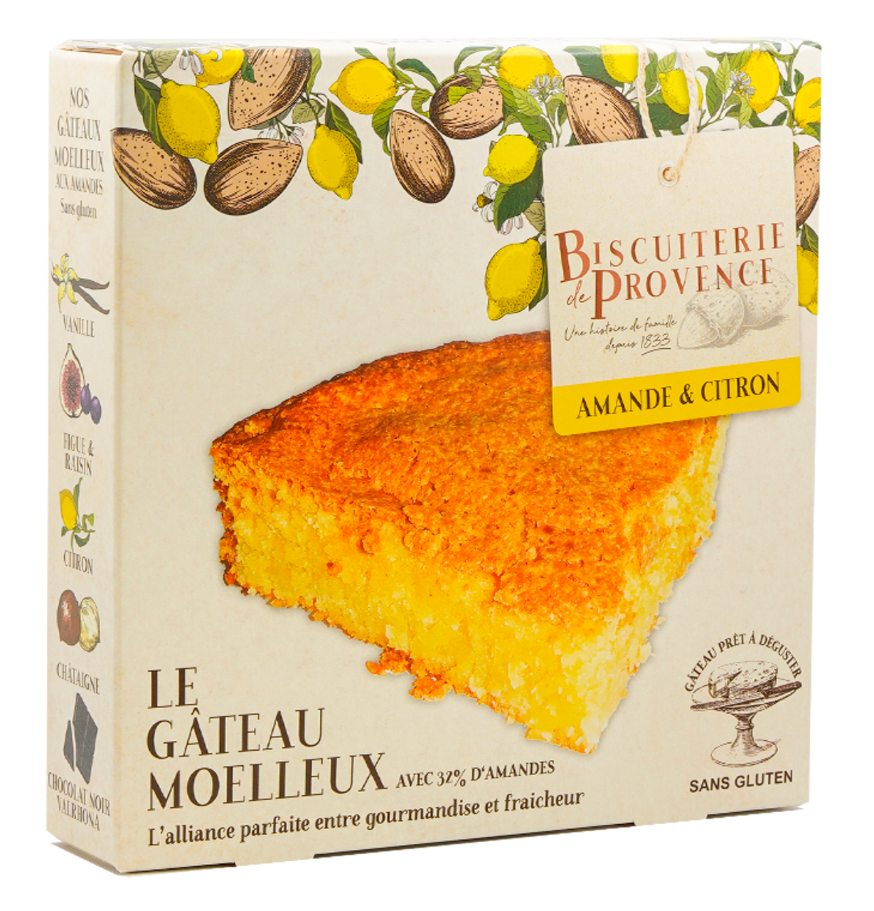 Biscuiterie de Provence Almond Cake with Lemon – Gluten Free