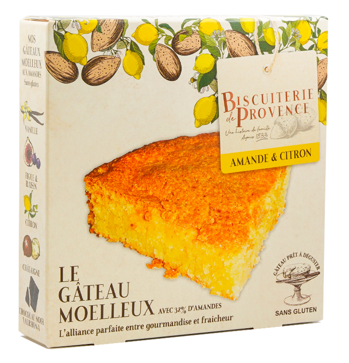 Biscuiterie de Provence Almond Cake with Lemon – Gluten Free