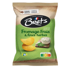Brets Potato Chips from Brittany — Fromage Frais & Fines Herbes Flavor 125g