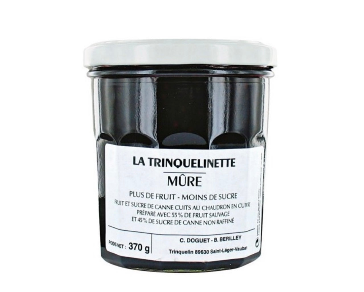 la trinquelinette wild blackberry jam 370g