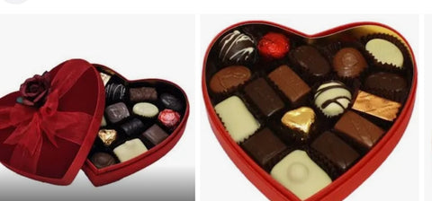 Leonidas heart chocolate box