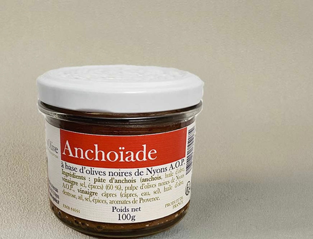 Anchoïade of Nyons PDO black olives