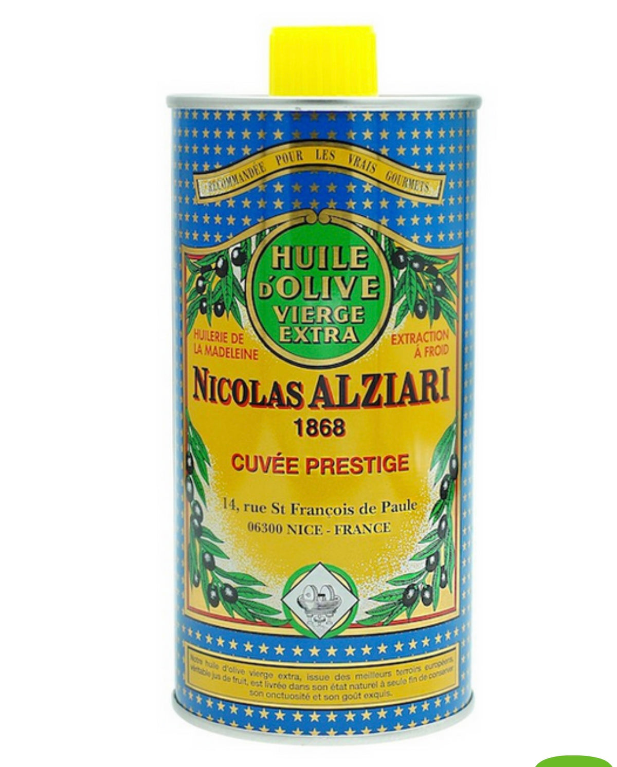 Alziari Extra Virgin Olive Oil Cuvée Prestige