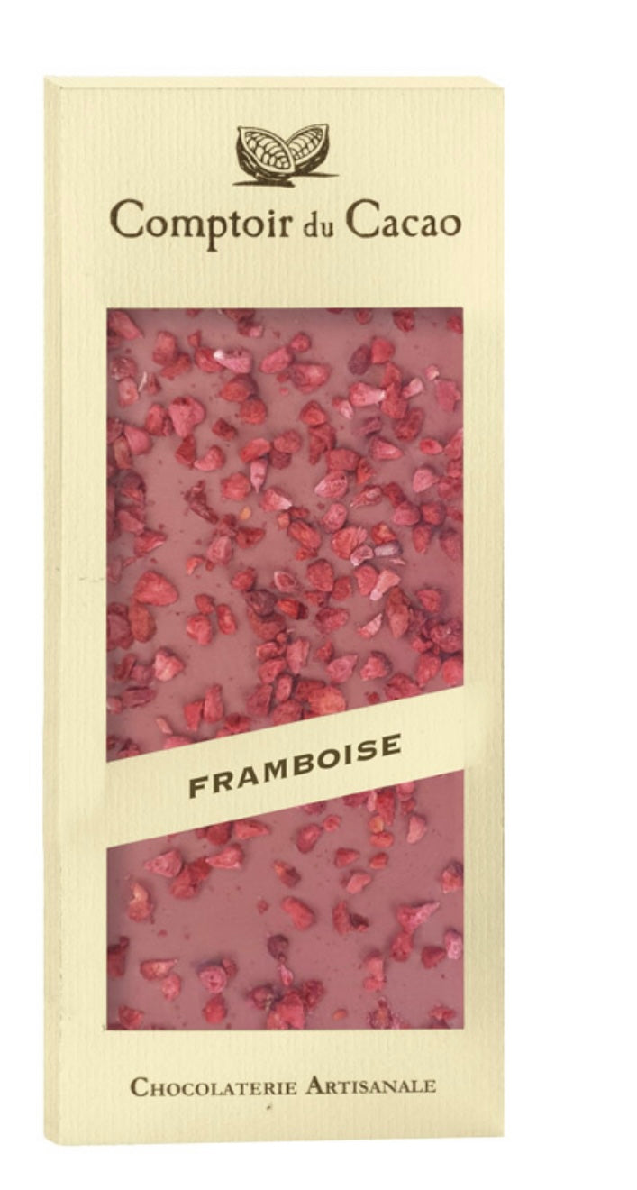 Comptoir du cacao ruby chocolat raspberry 90g