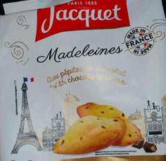 Madeleines aux pepites de chocolat – Jacquet – 8 x 20 g