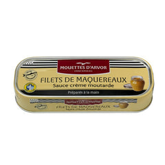 Les Mouettes d'Arvor Mackerel Fillets with Creamy Mustard Sauce 169g