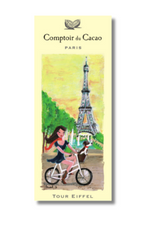 Comptoir du Cacao 72% Dark Chocolate Bar, Tour Eiffel, bicycle, 80g (2.8 oz)pack of 3