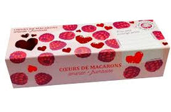 Biscuiterie de Provence Heart-Shaped Almond Macarons with Raspberries 90g