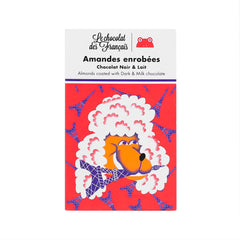 Le Chocolate des Français Milk & Dark chocolate covered almonds « EIffel Tower poodle »